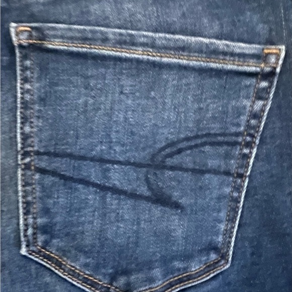 AEO Next Level Stretch High Rise Blue Jean Jegging  Size 0, Short. Rise 9”. - Picture 12 of 14